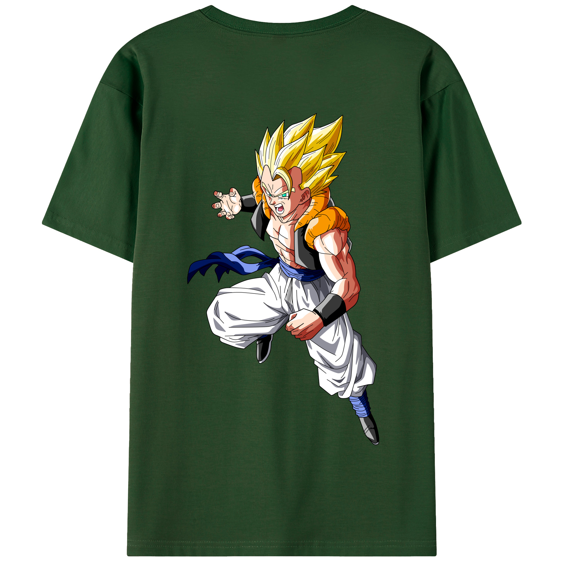 （画像用） ドラゴンボール ベジータ四世（Bejīta Yonsei）DRAGON BALL Vegeta IV 綿100％半袖Tシャツ（背面プリント）
